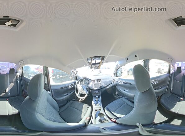3N1AB7AP4KY280276 2019 NISSAN SENTRA Black Панорамний вид салону 360°