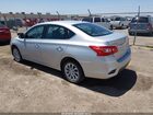 2019 Nissan Sentra Sv Silver vin: 3N1AB7AP4KY319870