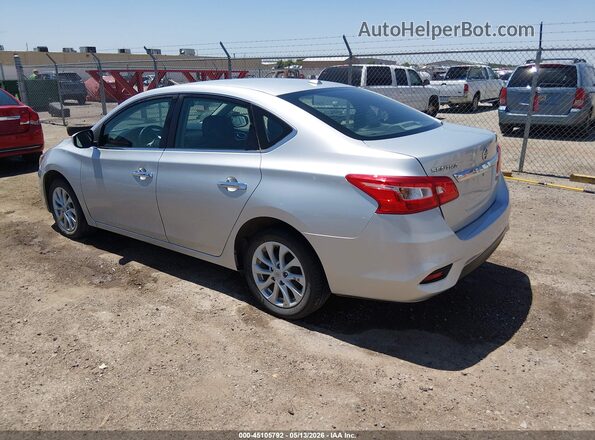 3N1AB7AP4KY319870 2019 NISSAN SENTRA Silver Հետևի ձախ