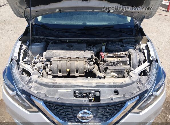 3N1AB7AP4KY319870 2019 NISSAN SENTRA Silver Հետևի տեսք