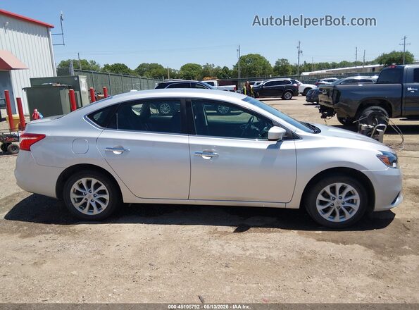 3N1AB7AP4KY319870 2019 NISSAN SENTRA Silver Սալոնի հետևի տեսք