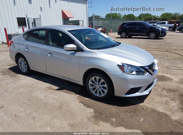 3N1AB7AP4KY319870 2019 NISSAN SENTRA Silver Առջևի աջ