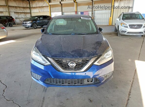 3N1AB7AP4KY402425 2019 NISSAN SENTRA Blue Դիմացի տեսք