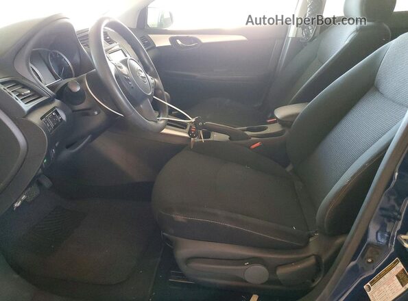 3N1AB7AP4KY402425 2019 NISSAN SENTRA Blue Սալոնի դիմացի տեսք