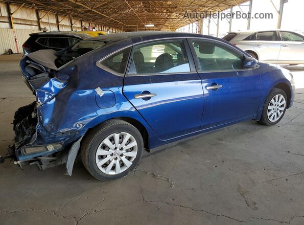3N1AB7AP4KY402425 2019 NISSAN SENTRA Blue Հետևի աջ