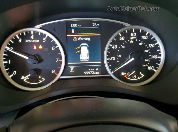 3N1AB7AP4KY402425 2019 NISSAN SENTRA Blue Սարքավորումների վահանակի տեսք