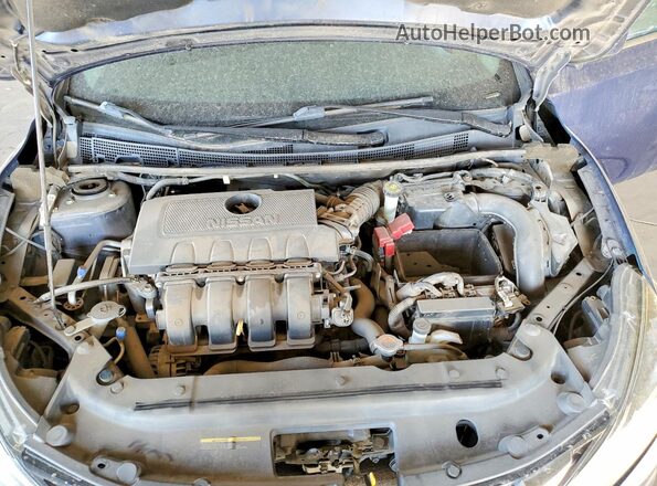 3N1AB7AP4KY402425 2019 NISSAN SENTRA Blue Սալոնի հետևի տեսք