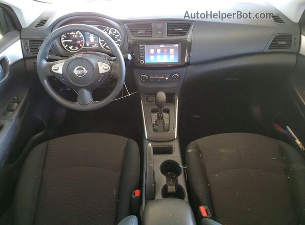 3N1AB7AP4KY402425 2019 NISSAN SENTRA Blue Առջևի վահանակի տեսք
