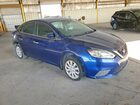 2019 Nissan Sentra S Blue vin: 3N1AB7AP4KY402425