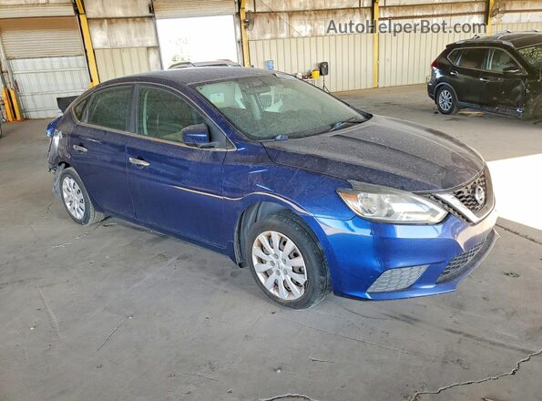 3N1AB7AP4KY402425 2019 NISSAN SENTRA Blue Առջևի աջ