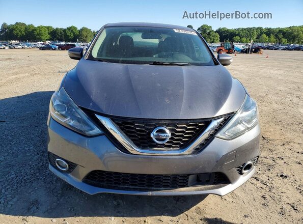 3N1AB7AP4KY417393 2019 NISSAN SENTRA Gray წინა ხედი