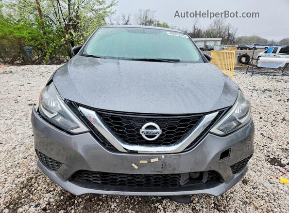3N1AB7AP4KY419080 2019 NISSAN SENTRA Серый Вид спереди