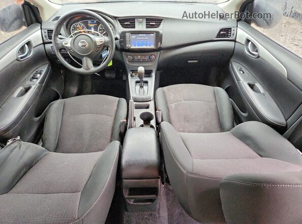 3N1AB7AP4KY419080 2019 NISSAN SENTRA Серый Вид панели приборов