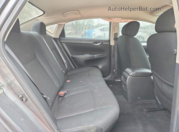 3N1AB7AP4KY419080 2019 NISSAN SENTRA Серый Вид задних сидений