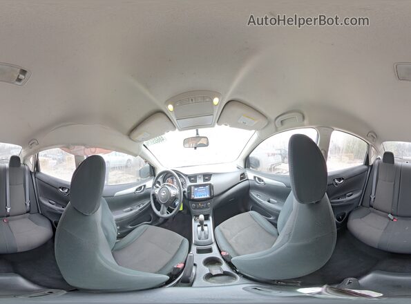 3N1AB7AP4KY419080 2019 NISSAN SENTRA Серый Вид наклейки с VIN-кодом