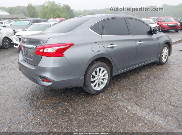 3N1AB7AP4KY421122 2019 NISSAN SENTRA Gray Հետևի աջ