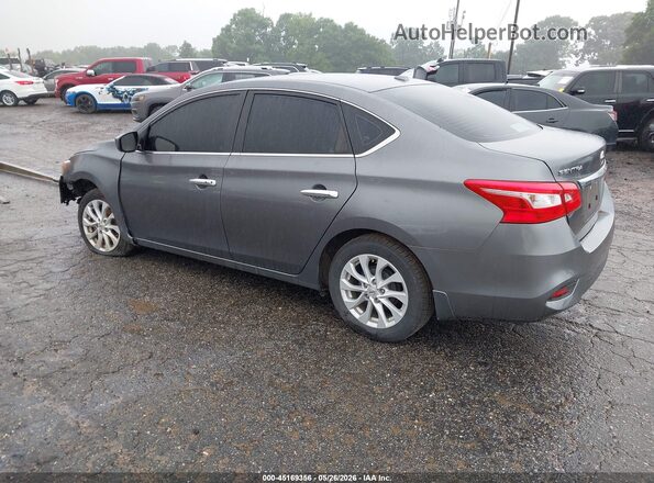 3N1AB7AP4KY421122 2019 NISSAN SENTRA Gray Հետևի ձախ