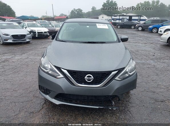 3N1AB7AP4KY421122 2019 NISSAN SENTRA Gray Սարքավորումների վահանակի տեսք