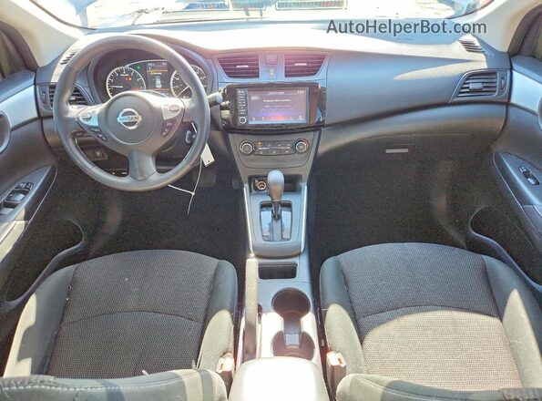 3N1AB7AP4KY426627 2019 NISSAN SENTRA Серебряный Вид панели приборов