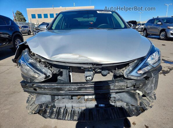 3N1AB7AP4KY426627 2019 NISSAN SENTRA Серебряный Вид спереди