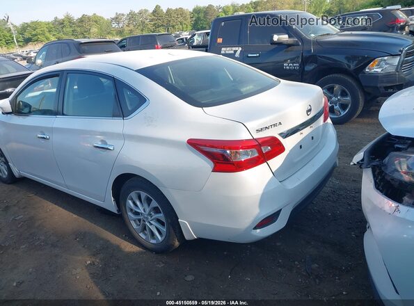 3N1AB7AP4KY437563 2019 NISSAN SENTRA Белый Панорамный вид салона 360°