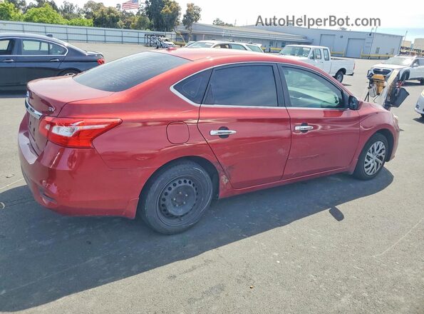 3N1AB7AP5GL656438 2016 NISSAN SENTRA Red Tył prawy
