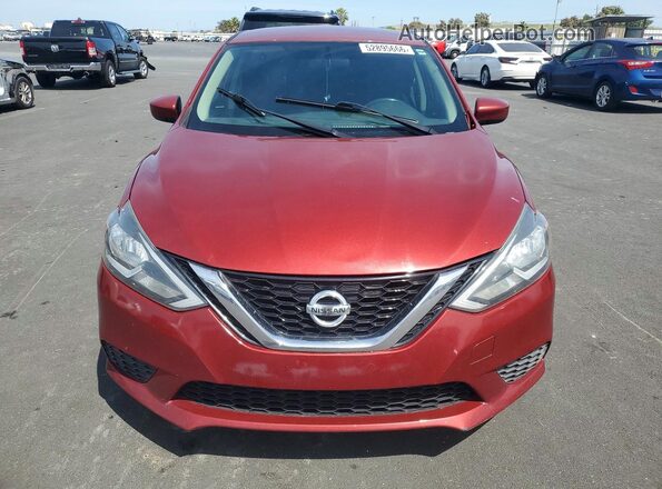 3N1AB7AP5GL656438 2016 NISSAN SENTRA Red Widok z przodu