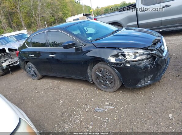 3N1AB7AP5GL681159 2016 NISSAN SENTRA Черный Передняя правая четверть