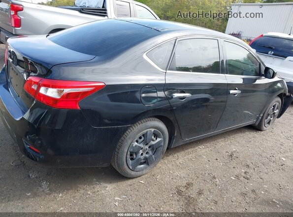 3N1AB7AP5GL681159 2016 NISSAN SENTRA Черный Задняя правая четверть