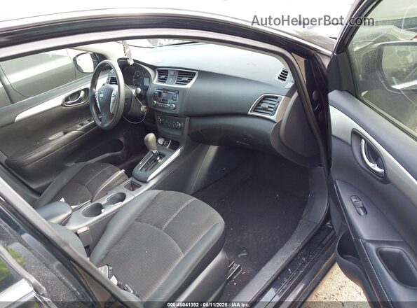 3N1AB7AP5GL681159 2016 NISSAN SENTRA Черный Вид салона спереди
