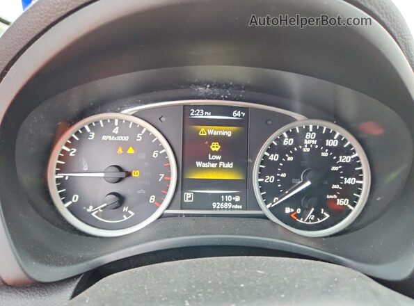3N1AB7AP5GY298745 2016 NISSAN SENTRA Silver Vista del cuadro de instrumentos