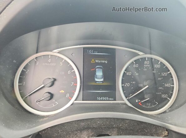 3N1AB7AP5GY325698 2016 NISSAN SENTRA Черный Вид щитка приборов