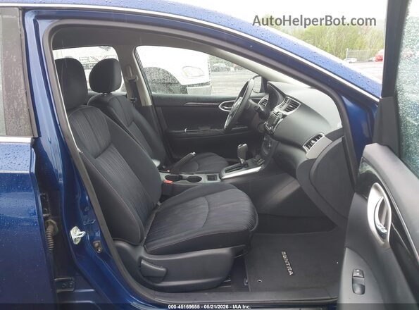 3N1AB7AP5GY333879 2016 NISSAN SENTRA Синий Вид салона спереди