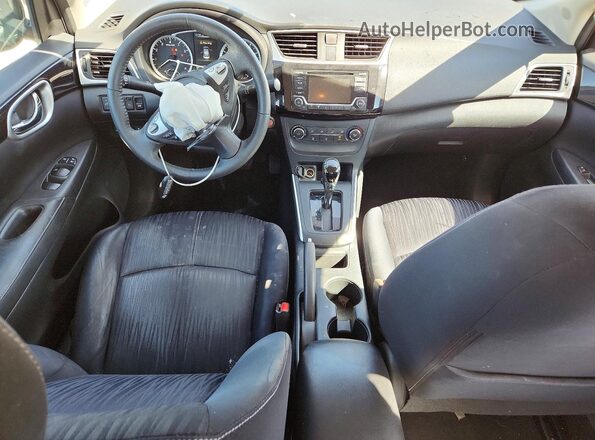 3N1AB7AP5HL657039 2017 NISSAN SENTRA Silver წინა პანელის ხედი