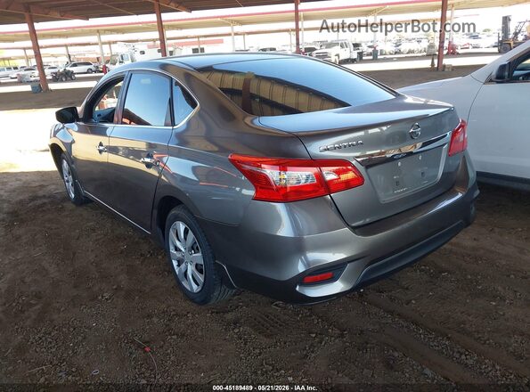 3N1AB7AP5HY222640 2017 NISSAN SENTRA Серый Задняя левая четверть