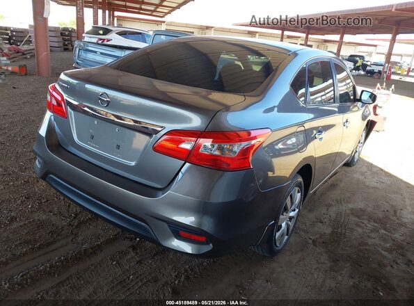 3N1AB7AP5HY222640 2017 NISSAN SENTRA Серый Задняя правая четверть