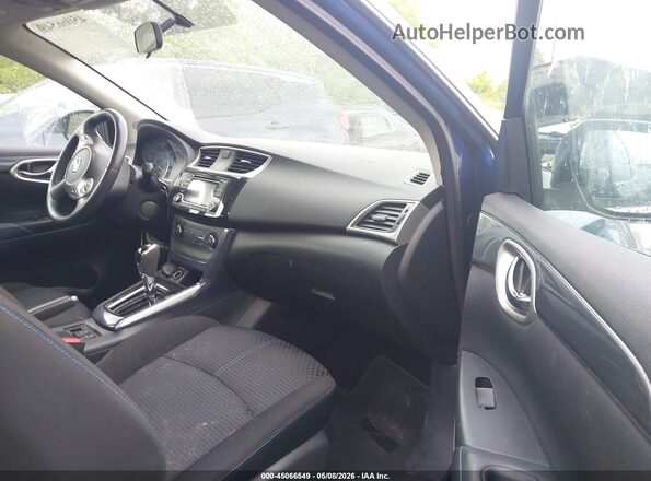 3N1AB7AP5HY365720 2017 NISSAN SENTRA Синий Вид салона спереди