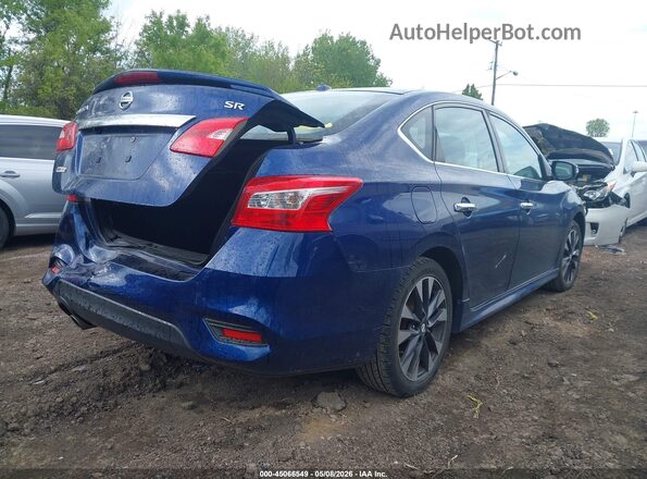 3N1AB7AP5HY365720 2017 NISSAN SENTRA Синий Задняя правая четверть