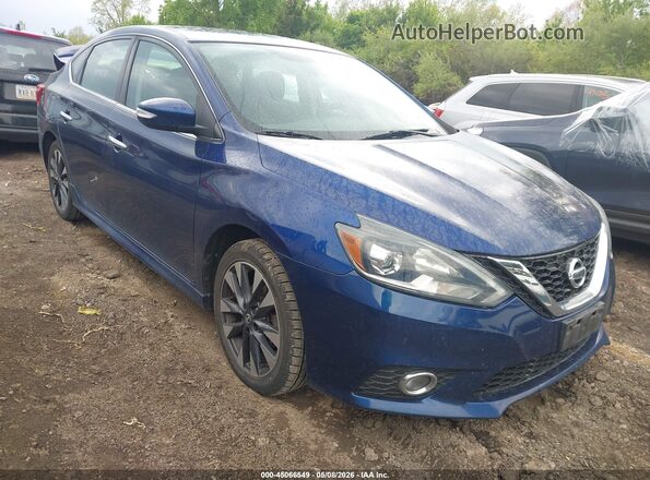 3N1AB7AP5HY365720 2017 NISSAN SENTRA Синий Передняя правая четверть