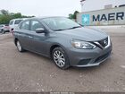 2018 Nissan Sentra Sv Gray vin: 3N1AB7AP5JL650517