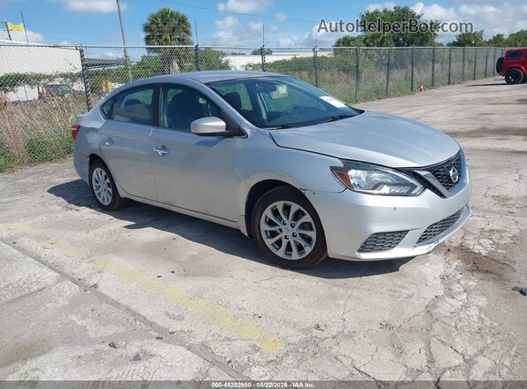 3N1AB7AP5JY217458 2018 NISSAN SENTRA Silver წინა მარჯვენა