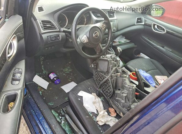 3N1AB7AP5JY217718 2018 NISSAN SENTRA Blue Vista del salpicadero