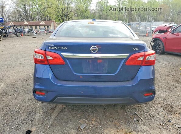 3N1AB7AP5JY217718 2018 NISSAN SENTRA Blue Vista trasera