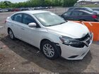 2018 Nissan Sentra Sv Белый vin: 3N1AB7AP5JY267583