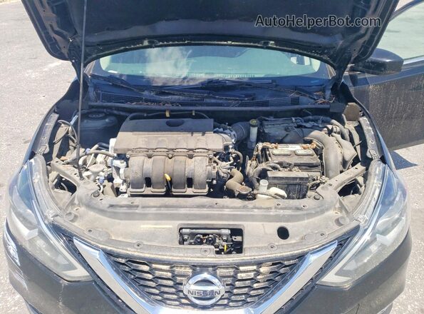 3N1AB7AP5KL625571 2019 NISSAN SENTRA Black Սալոնի հետևի տեսք