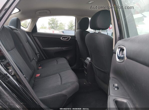 3N1AB7AP5KY284451 2019 NISSAN SENTRA Black VIN კოდის სტიკერის ხედი