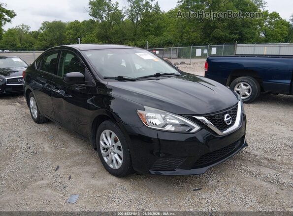 3N1AB7AP5KY284451 2019 NISSAN SENTRA Black წინა მარჯვენა