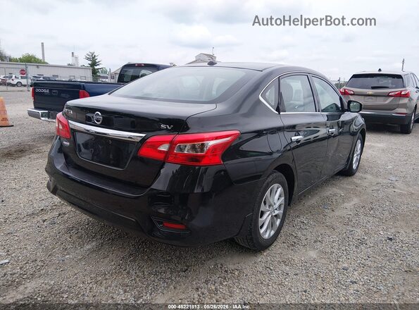 3N1AB7AP5KY284451 2019 NISSAN SENTRA Black უკანა მარჯვენა