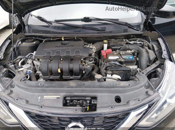 3N1AB7AP5KY284451 2019 NISSAN SENTRA Black უკანა ხედი