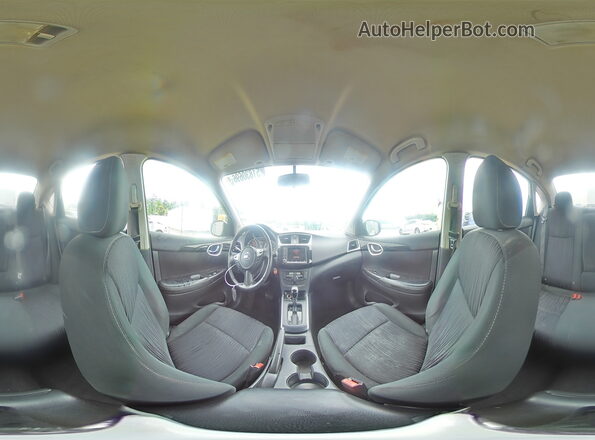 3N1AB7AP5KY315472 2019 NISSAN SENTRA Silver Vista interior de 360 grados